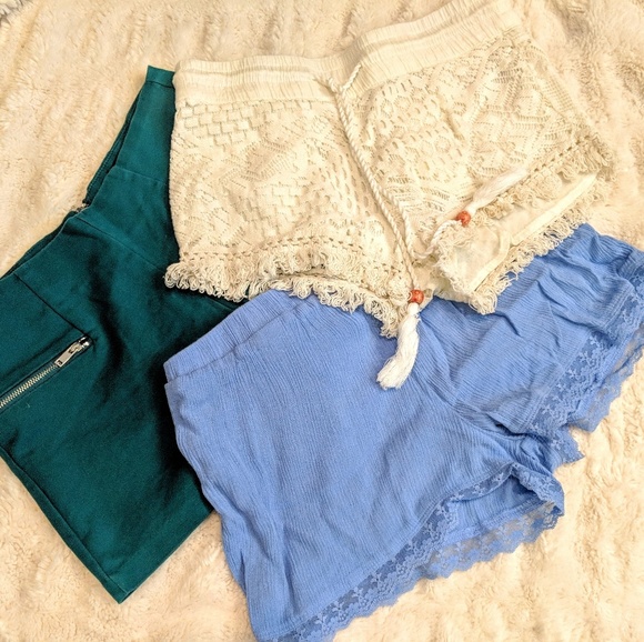 Forever 21 Pants - 3/ $24 | Shorts Bundle | Lace | High Waist |